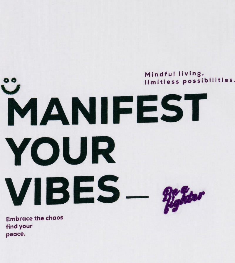 إف5 تيشيرت مطبوع بقصة عادية للبنات - أبيض - Image 3